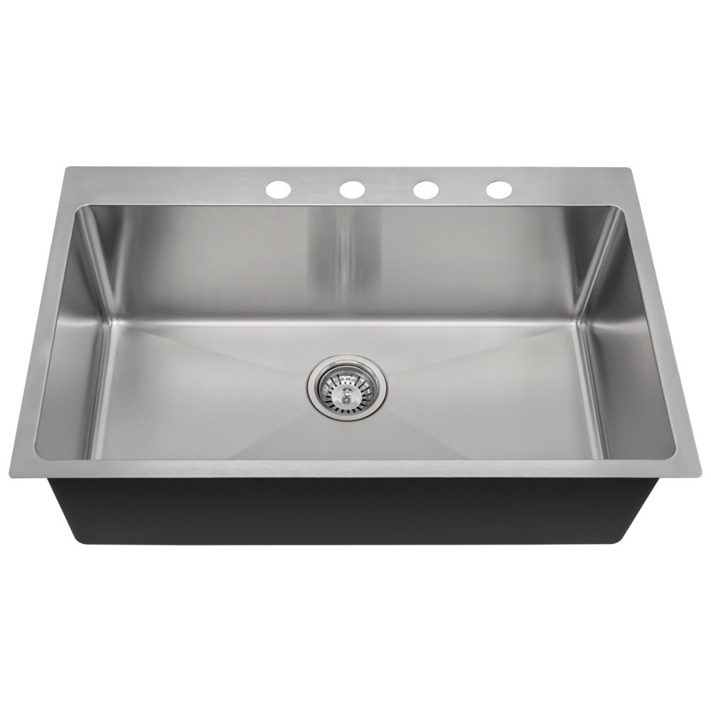 T3120S Topmount 3/4" Radius Stainless Steel Sink