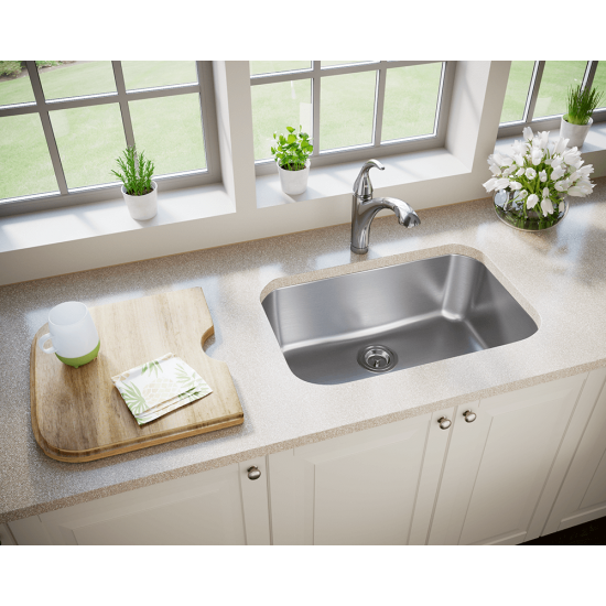 2718-16 Single Bowl Undermount Stainless Steel Sink