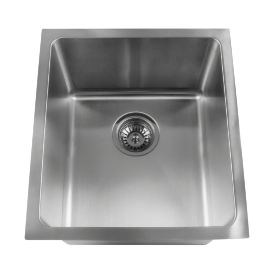 1618 Stainless Steel Single Bowl 3/4" Radius Kitchen Sink