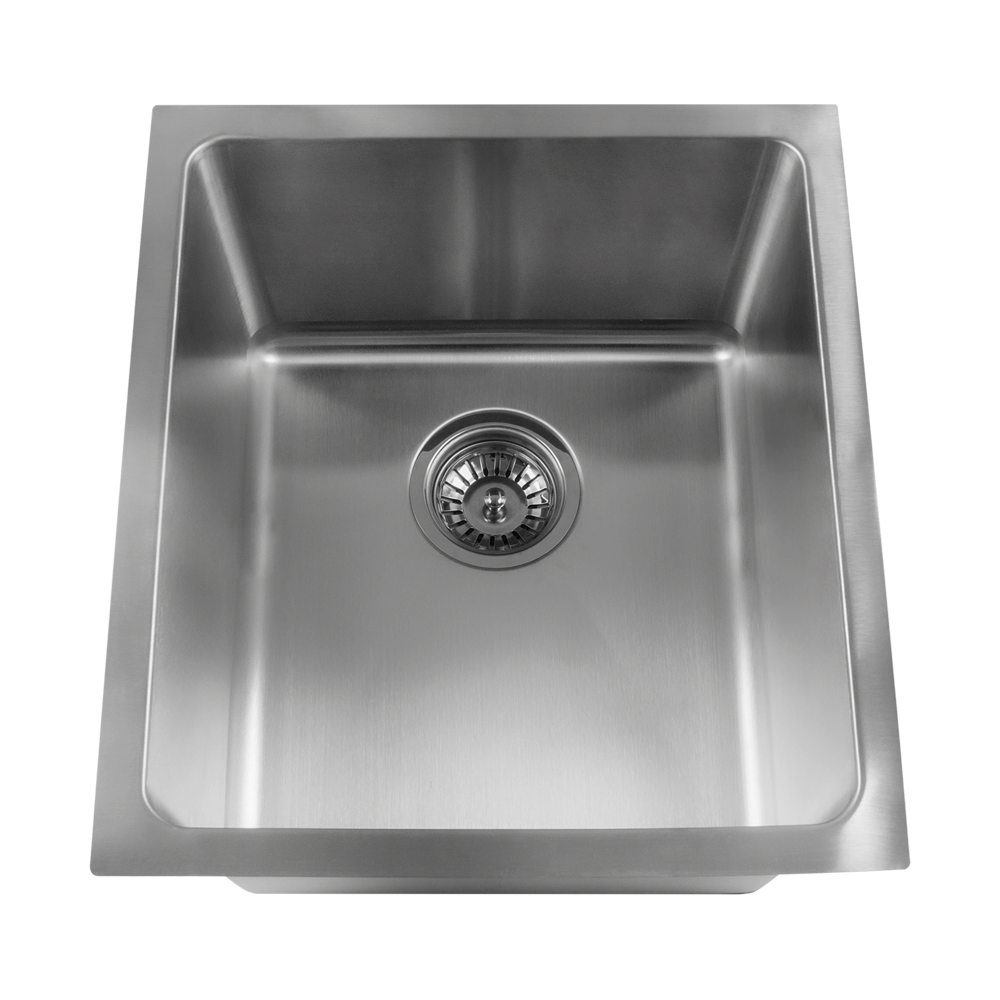 1618 Stainless Steel Single Bowl 3/4" Radius Kitchen Sink