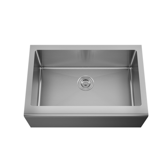 409 Single Bowl Stainless Steel Apron Sink