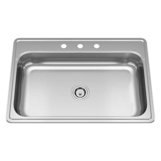 ADAT550S Single Bowl Stainless Steel ADA Sink