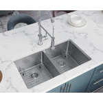 3120D-SLG Undermount 3/4" Radius Sink with Gray SinkLink