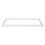 3160R-16-SLW Double Bowl 3/4" Stainless Steel Sink with White SinkLink