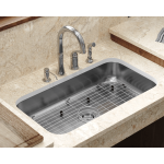 ADA3218C-SLW Single Bowl Undermount Stainless Steel ADA Sink with SinkLink