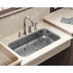 ADA3218C-SLG Single Bowl Undermount Stainless Steel ADA Sink with SinkLink