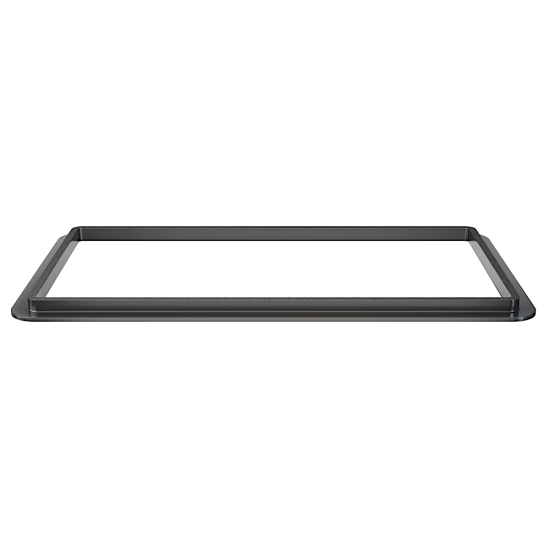 3160L-16-SLBL Double Bowl 3/4" Radius Stainless Steel Sink with Black SinkLink