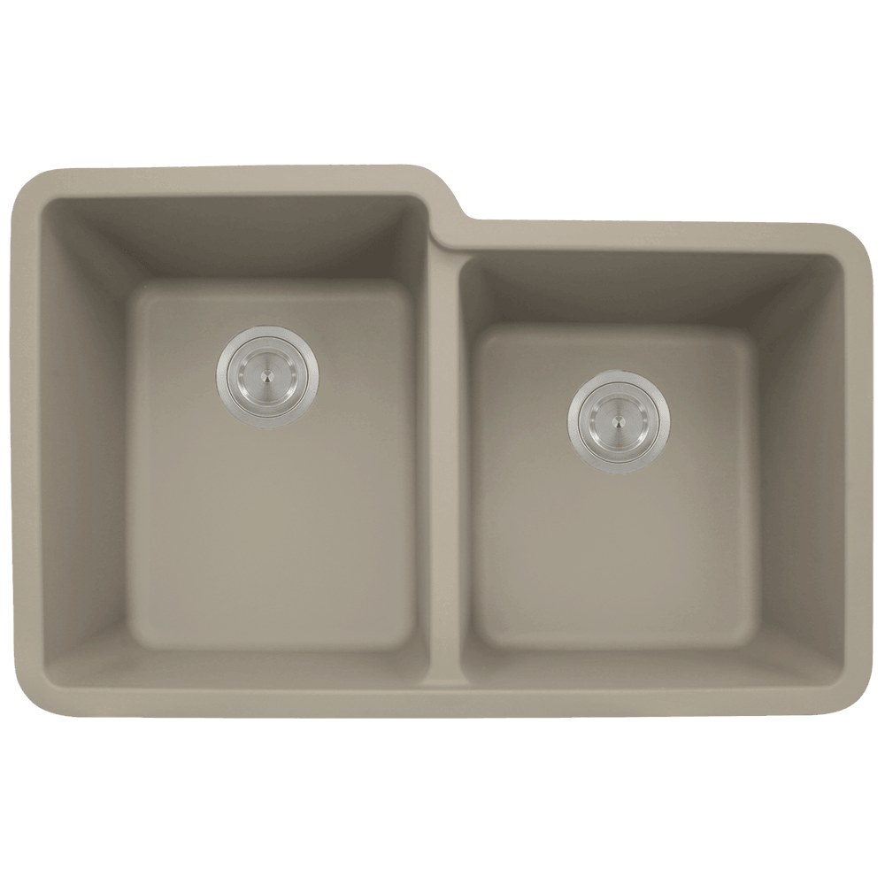 801-Slate Double Offset Bowl Quartz Granite Sink 801-Slate Double Offset Bowl Quartz Granite Sink