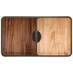 802-Mocha Double Equal Bowl Quartz Granite Kitchen Sink