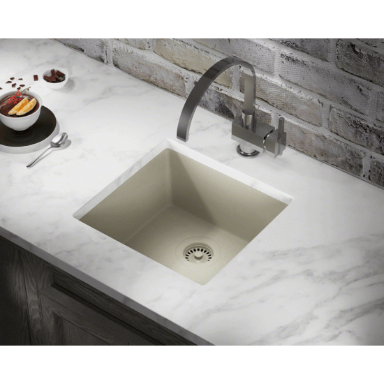 805-Slate Single Bowl Quartz Granite Sink