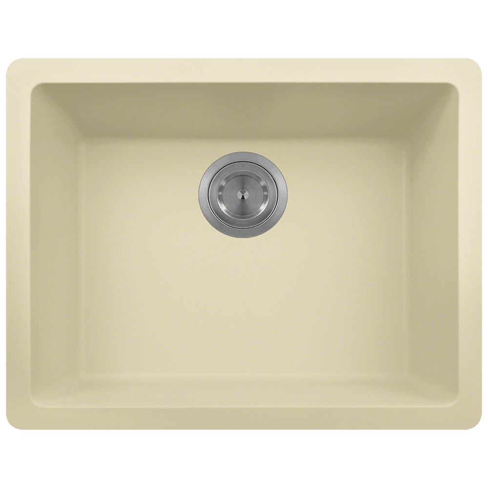 808-Beige Single Bowl Quartz Granite Sink