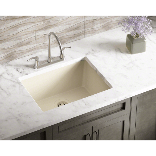 808-Beige Single Bowl Quartz Granite Sink