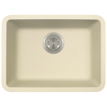 818-Beige Small Single Bowl Quartz Granite Sink