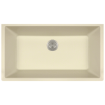 848-Beige Single Bowl Undermount Quartz Granite Sink