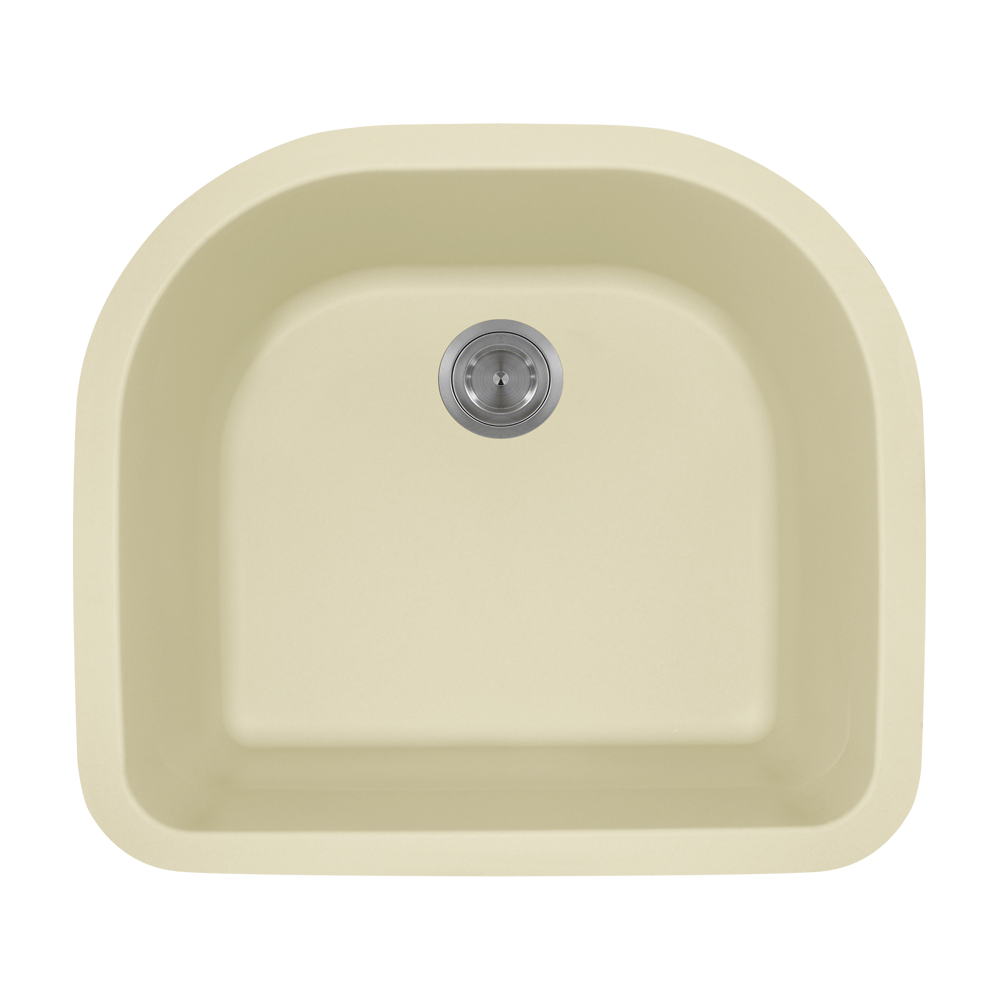 824-Beige D-Bowl Quartz Granite Sink 824-Beige D-Bowl Quartz Granite Sink