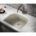 824-Slate D-Bowl Quartz Granite Sink