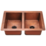 902 Equal Double Bowl Copper Sink