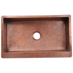 913 Single Bowl Copper Apron Sink