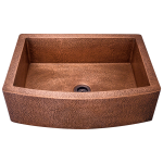 914 Single Bowl Copper Apron Sink