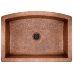 914 Single Bowl Copper Apron Sink