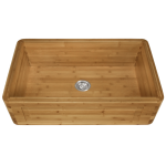 895 Single Bowl Bamboo Apron Sink