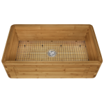 895 Single Bowl Bamboo Apron Sink