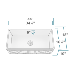 417 Fireclay Single Bowl Sink