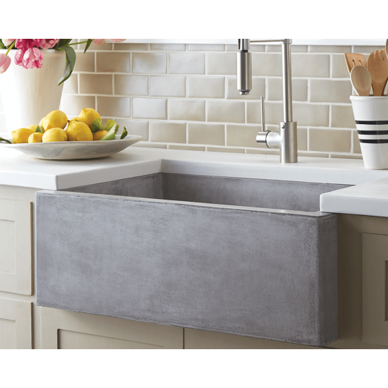 NSK3018-A Farmhouse 3018 Kitchen Sink in Ash