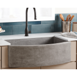 NSKQ3320-A Farmhouse Quartet Kitchen Sink in Ash