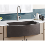 NSKQ3320-S Farmhouse Quartet Kitchen Sink in Slate