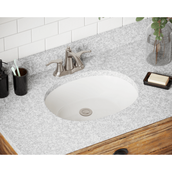 UPL-Bisque Porcelain Bathroom Sink