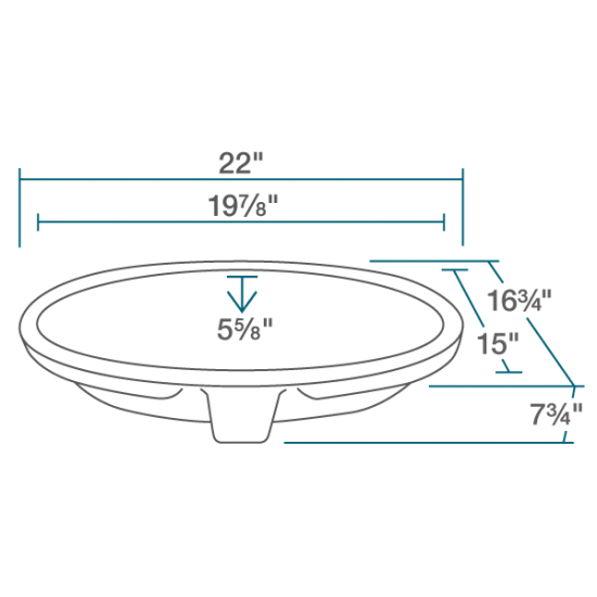 UPL-Bisque Porcelain Bathroom Sink
