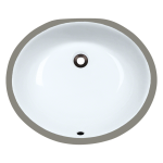 UPM-White Porcelain Bathroom Sink