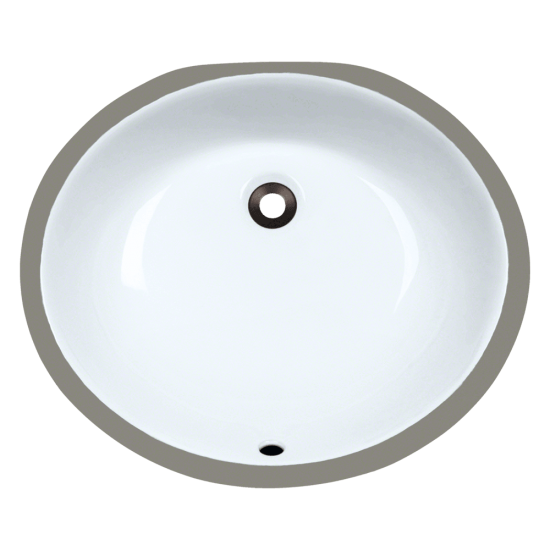 UPM-White Porcelain Bathroom Sink