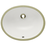 UPS-Bisque Porcelain Bathroom Sink