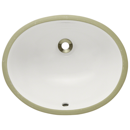 UPS-Bisque Porcelain Bathroom Sink