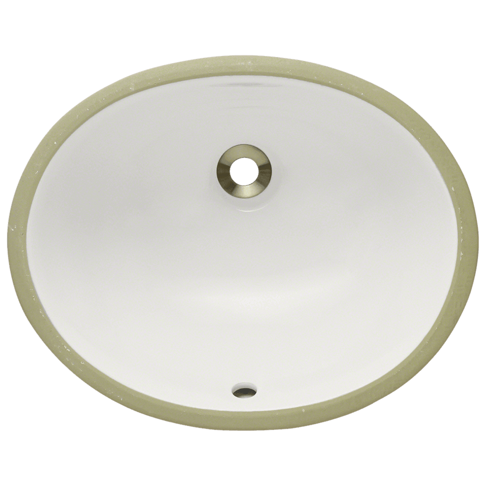 UPS-Bisque Porcelain Bathroom Sink