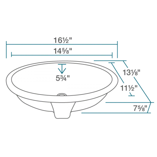 UPS-Bisque Porcelain Bathroom Sink