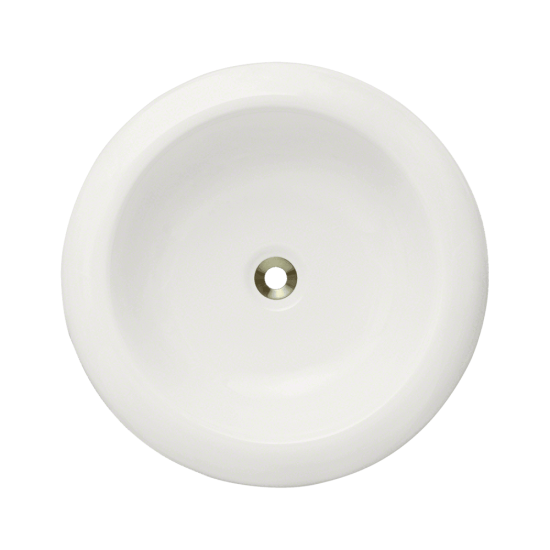 V120-Bisque Pillow Top Porcelain Vessel Sink