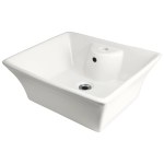 V150-Bisque Porcelain Vessel Sink
