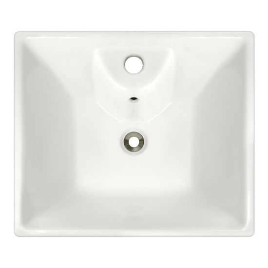 V150-Bisque Porcelain Vessel Sink