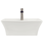 V150-Bisque Porcelain Vessel Sink