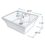 V150-Bisque Porcelain Vessel Sink