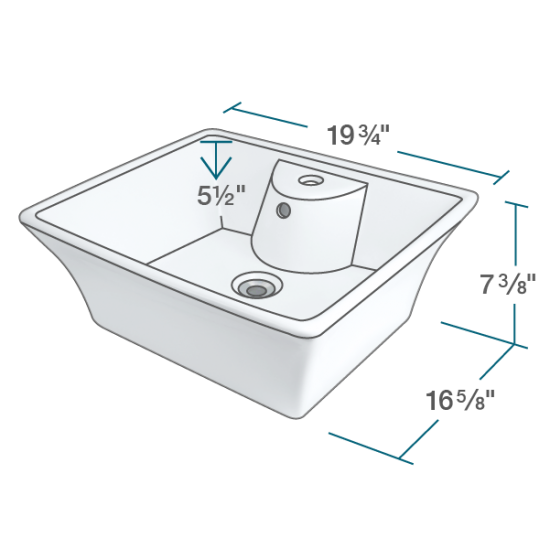 V150-Bisque Porcelain Vessel Sink