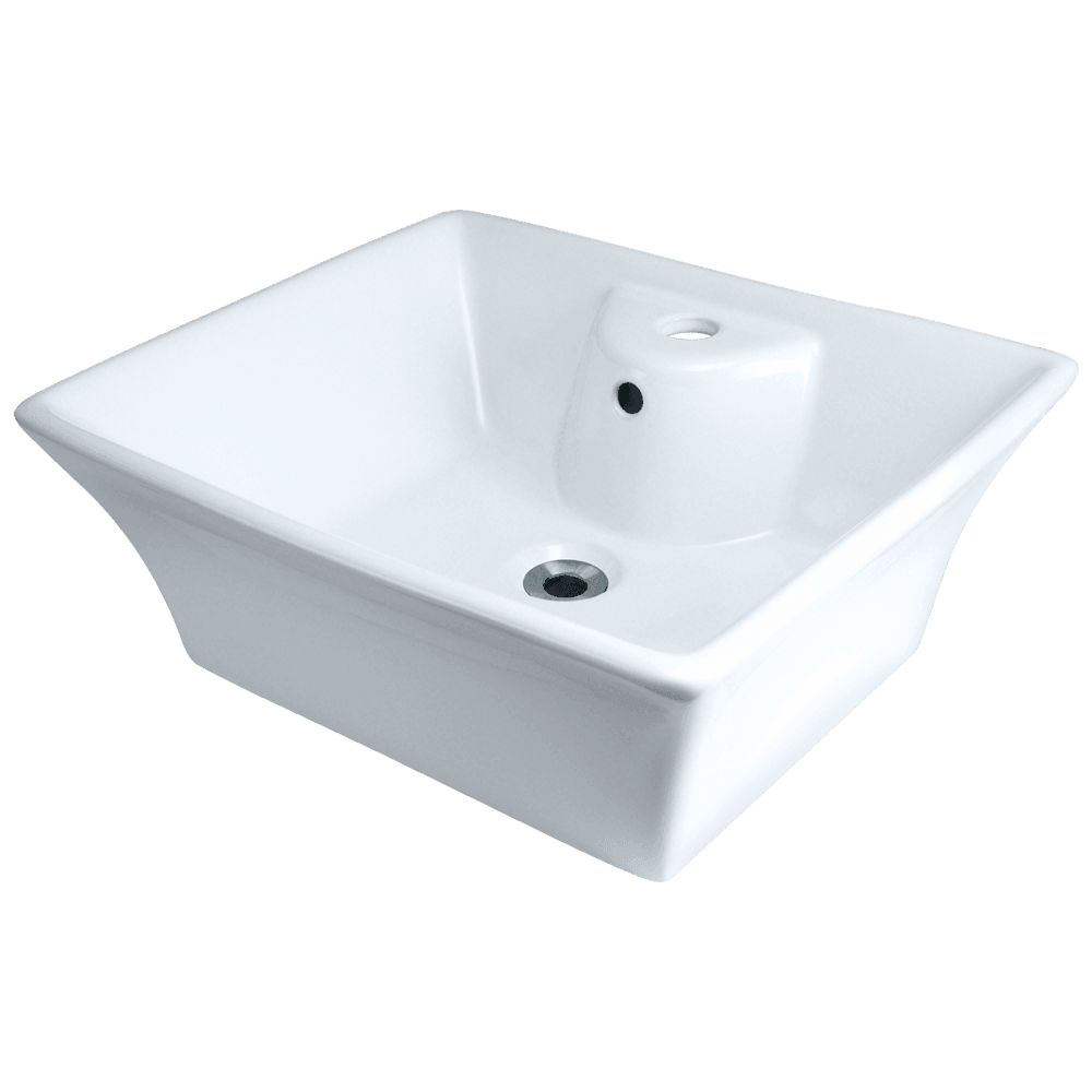 V150-White Porcelain Vessel Sink