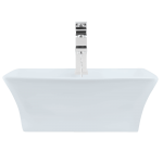 V150-White Porcelain Vessel Sink