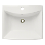 V160-Bisque Porcelain Vessel Sink