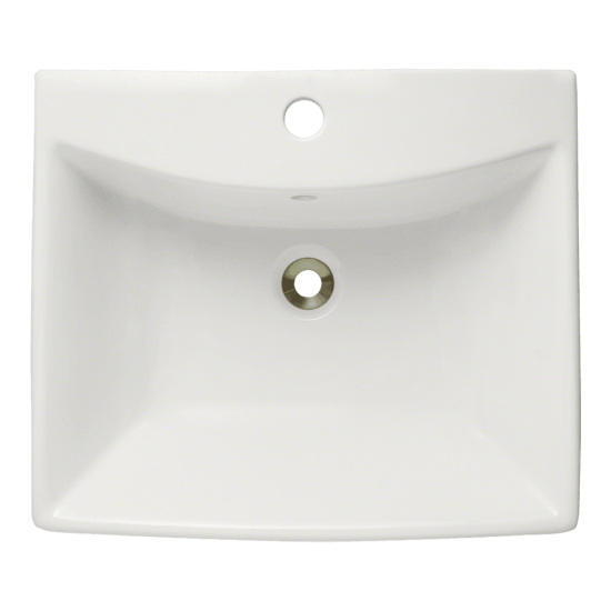 V160-Bisque Porcelain Vessel Sink