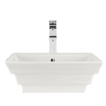 V160-Bisque Porcelain Vessel Sink