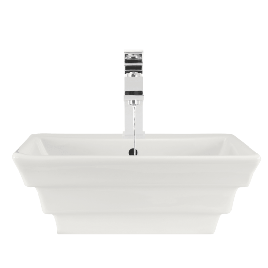 V160-Bisque Porcelain Vessel Sink